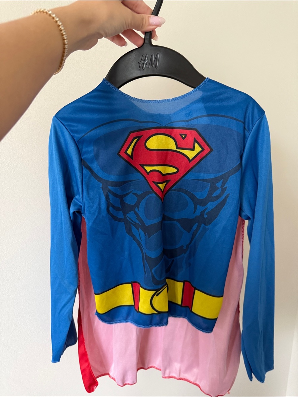 Superman Kids Costume Top - Blue, Red & Yellow